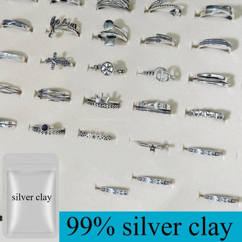 Jewelry Making Raw Materials - 5g/10g Pure Silver Clay Handmade DIY