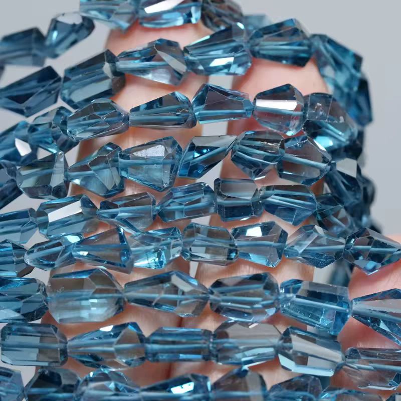 Jewelry Making In London - 13CM 6A London Blue Topaz Baroque