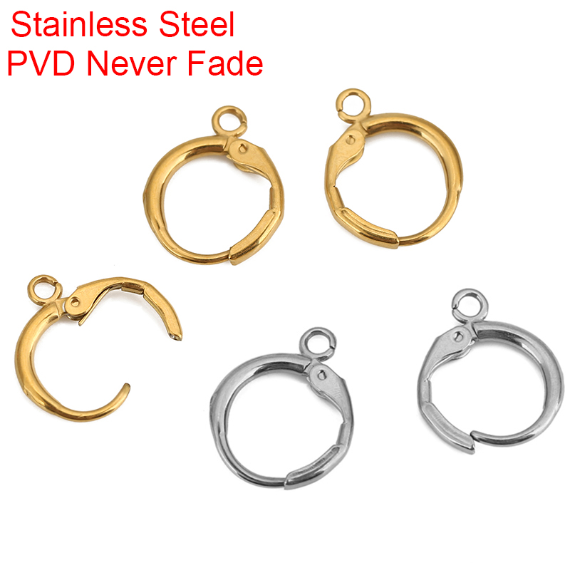 Jewelry Making Loops - 10pcs PVD Never Fade Stainless Steel