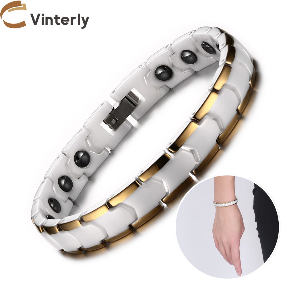 Toggle Clasp Gold - Vinterly Bracelets for Women Anti-Scratch 9mm