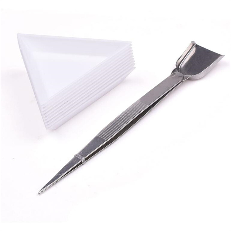 Jewelry Making Table - 16cm Professional Diamond Tweezers With Scoops