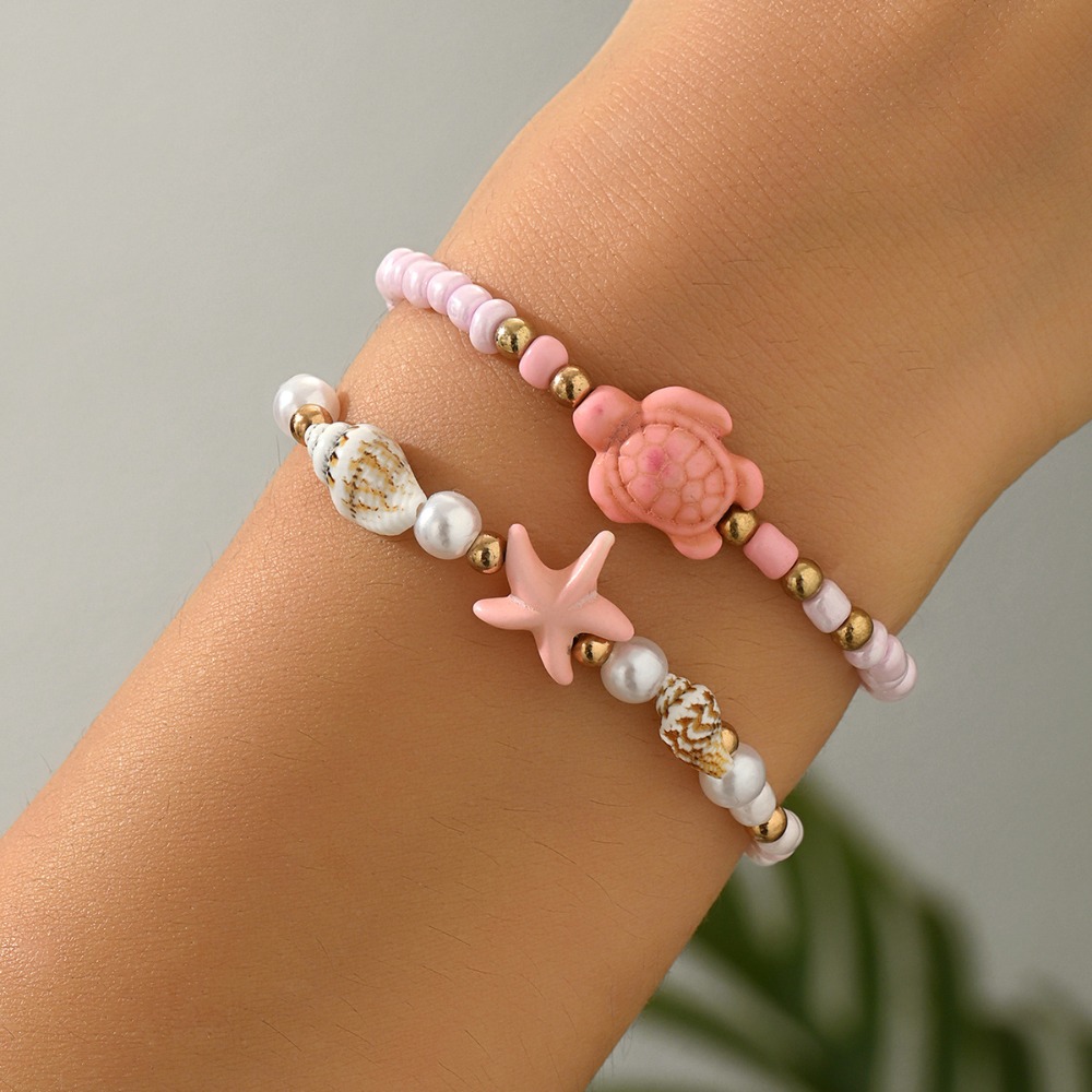 Jewelry Making Kits For Girls - 2pcs Set Sweet Cute Pink Mini