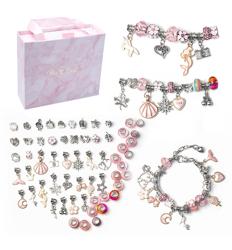 Jewelry Making Kits For Girls - Easy braided Letter Beads Jewelry Making