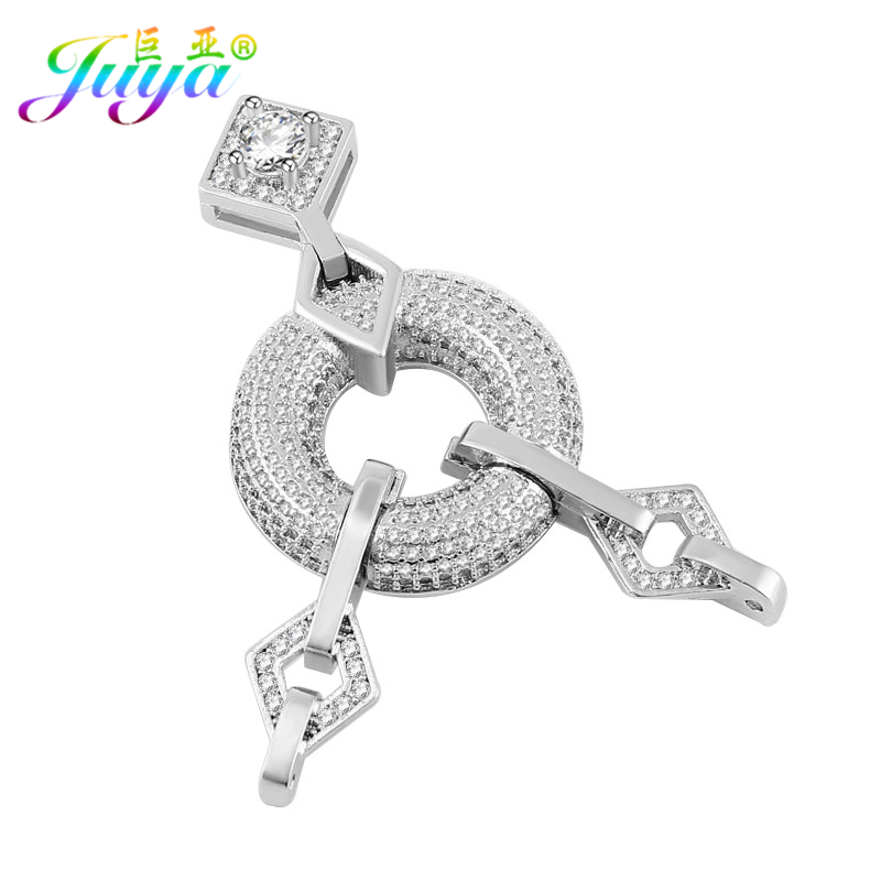 Jewelry Making Metal Supplies - Juya DIY Jewelry Components Geometric Fastener