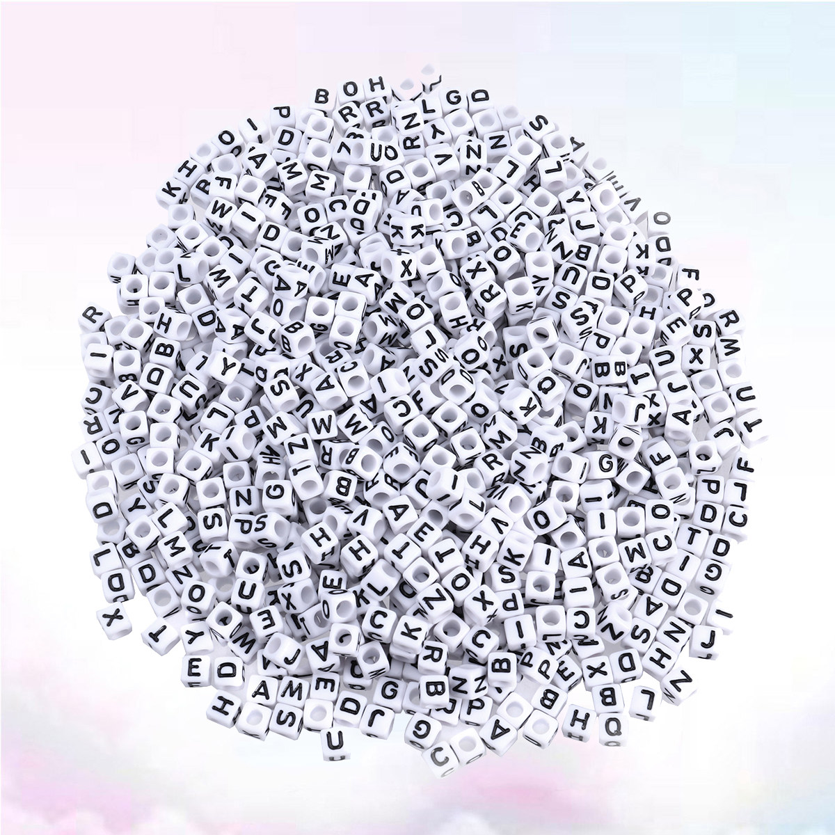 Jewelry Making Tools Names - 500Pieces 6Mm Clear White Acrylic Cube