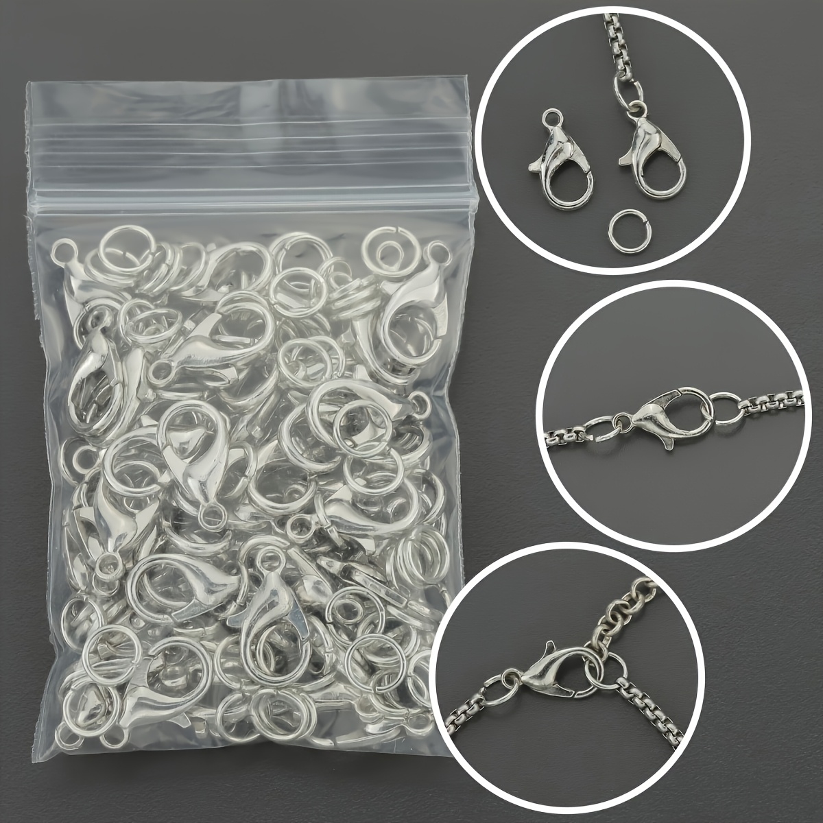 1/2/300pcs Lobster Clasps Open - Jewelry Making Loops recension och pris
