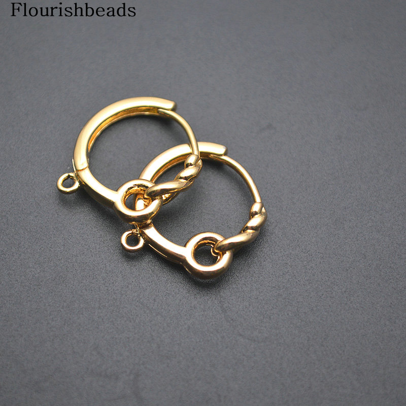 30pc Twisted Round Circle 18K  - Jewelry Making Hoops recension och pris