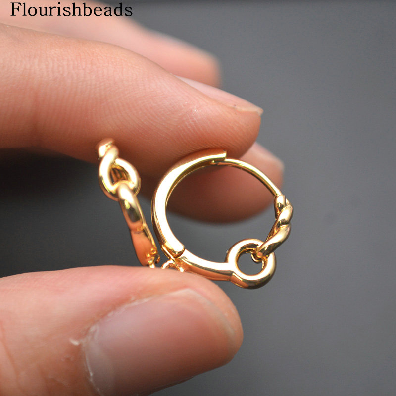 30pc Twisted Round Circle 18K  - Jewelry Making Hoops recension och pris