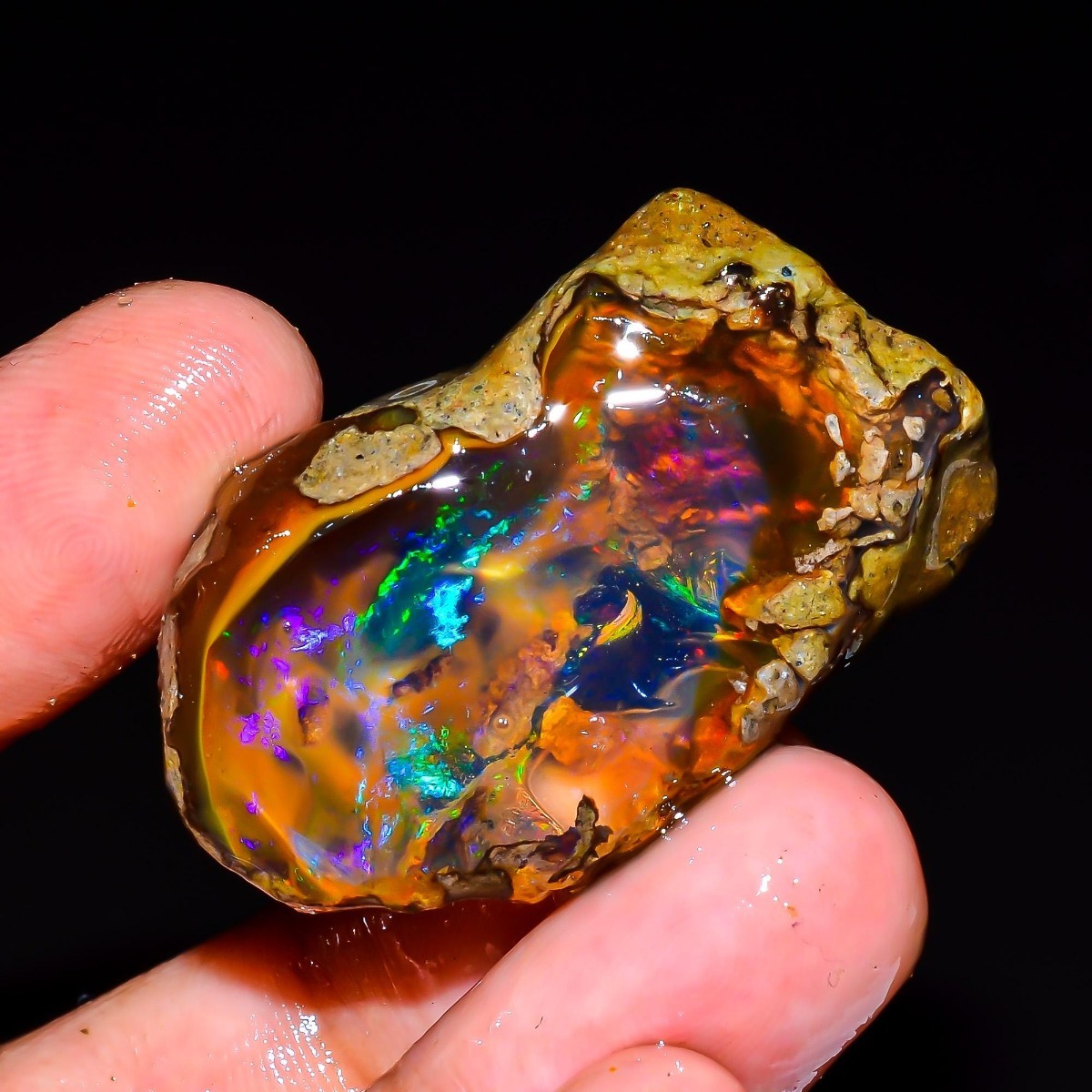 Natural Ethiopian Opal Rough R - Jewelry Making Raw Materials recension och pris