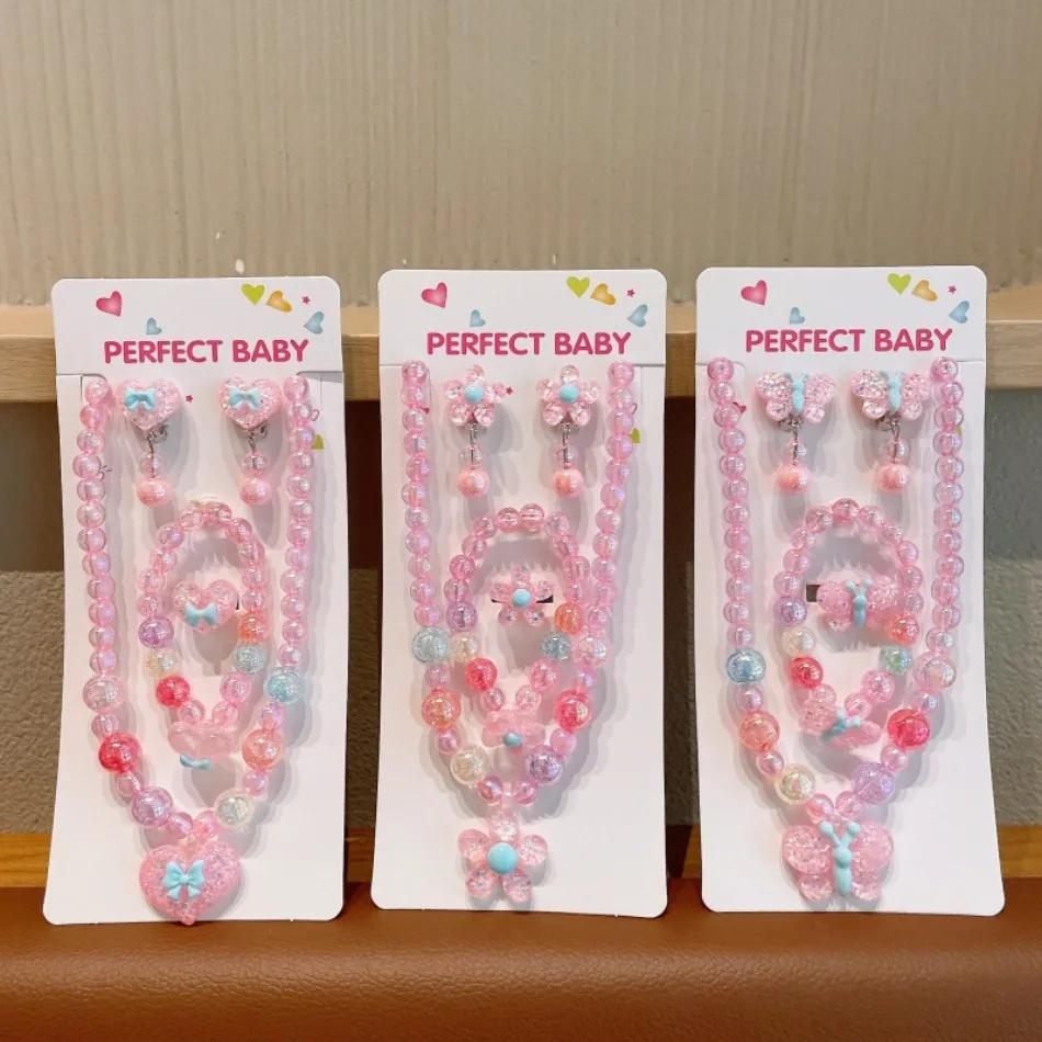 Glitter Pink Heart Beaded Jewe - Jewelry Making Kits For Girls recension och pris