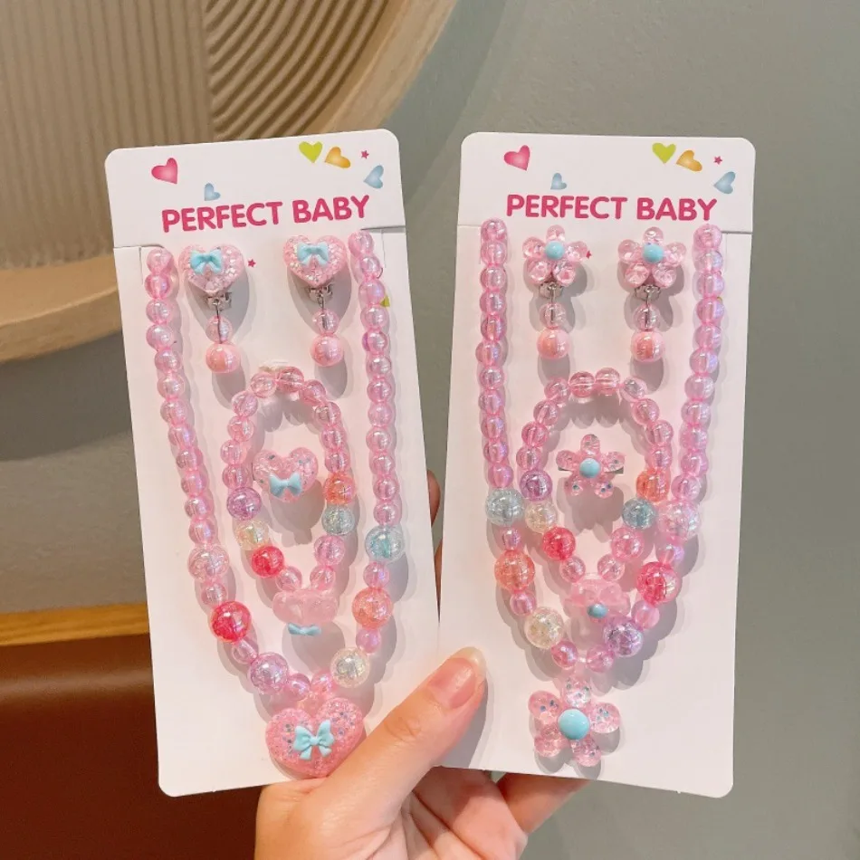 Glitter Pink Heart Beaded Jewe - Jewelry Making Kits For Girls recension och pris