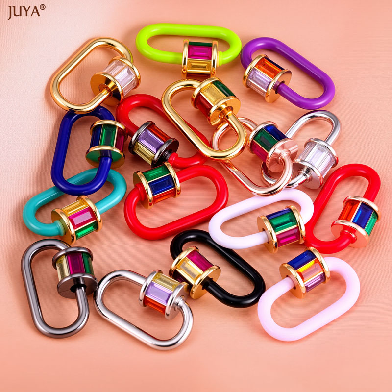 JUYA Rainbow Crystal Enamel Sc - Jewelry Making Hardware recension och pris