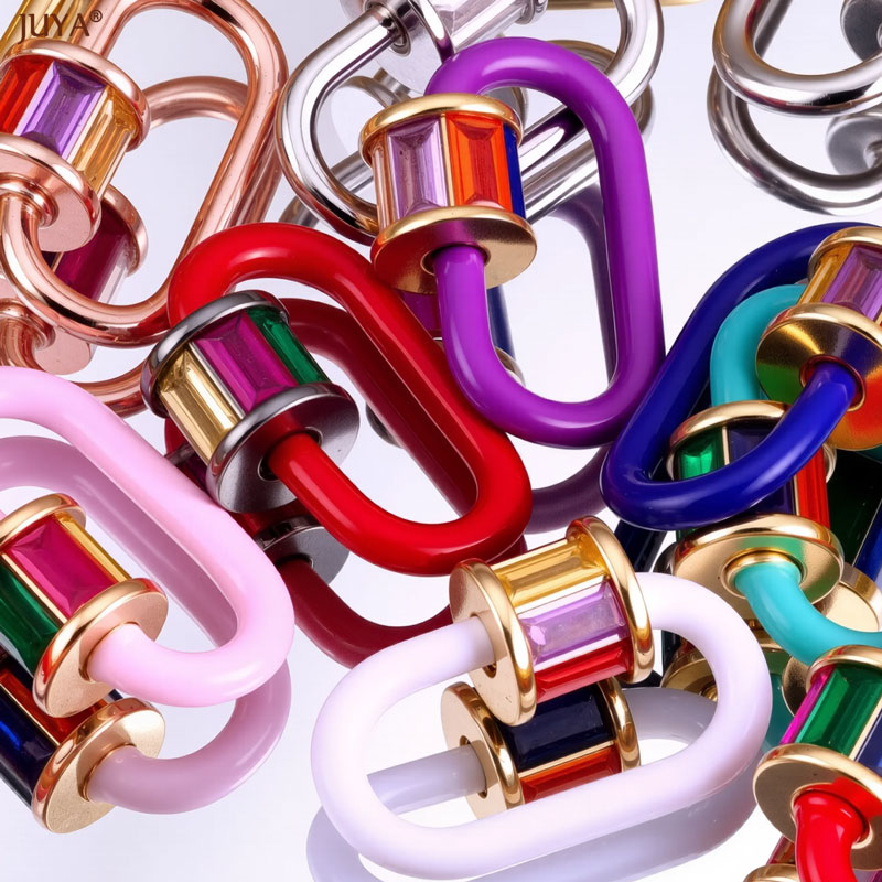 JUYA Rainbow Crystal Enamel Sc - Jewelry Making Hardware recension och pris