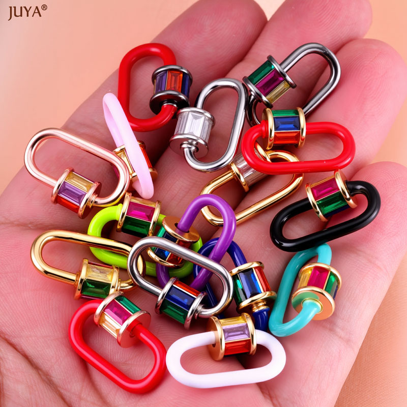 JUYA Rainbow Crystal Enamel Sc - Jewelry Making Hardware recension och pris