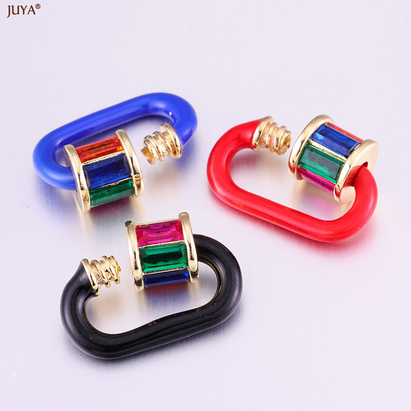 JUYA Rainbow Crystal Enamel Sc - Jewelry Making Hardware recension och pris