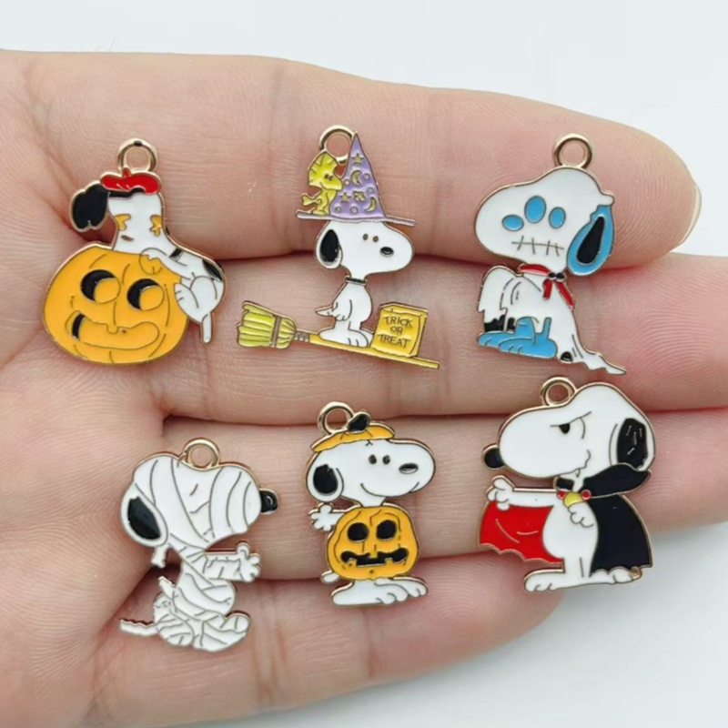 10Pcs Cute Halloween Cartoon P - Jewelry Making Accessories recension och pris