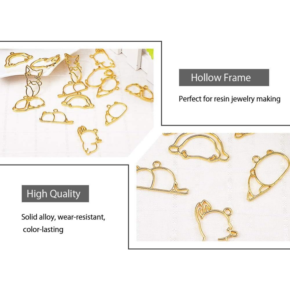 14pcs Hibernator Theme Open Be - Jewelry Making Loops recension och pris