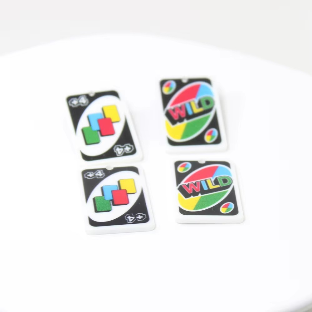 8Pcs/Lot Peker Game Card Charm - Jewelry Making Game recension och pris