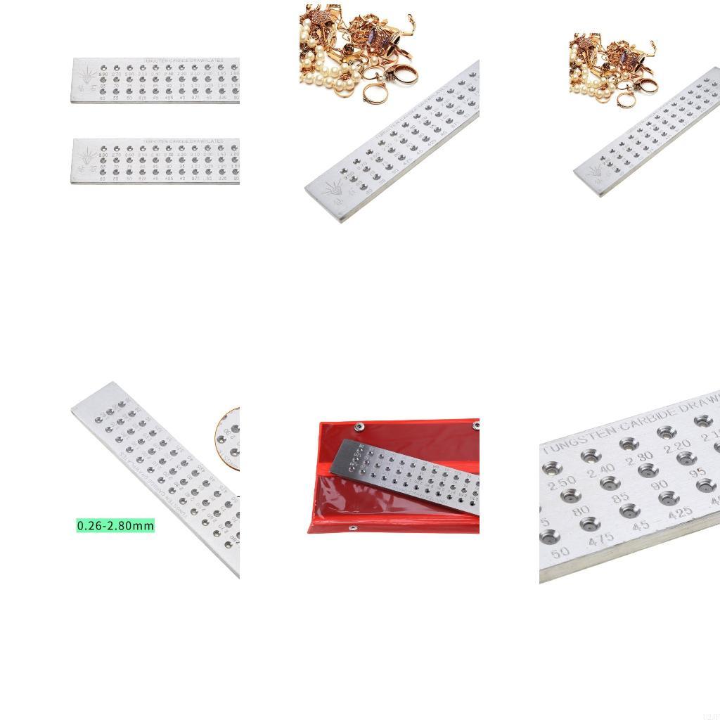 Round Draw Plate for Jewelry M - Jewelry Making Drawing recension och pris