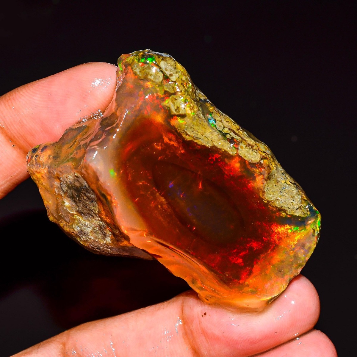 25-80CT Natural Ethiopian Opal - Jewelry Making Raw Materials recension och pris