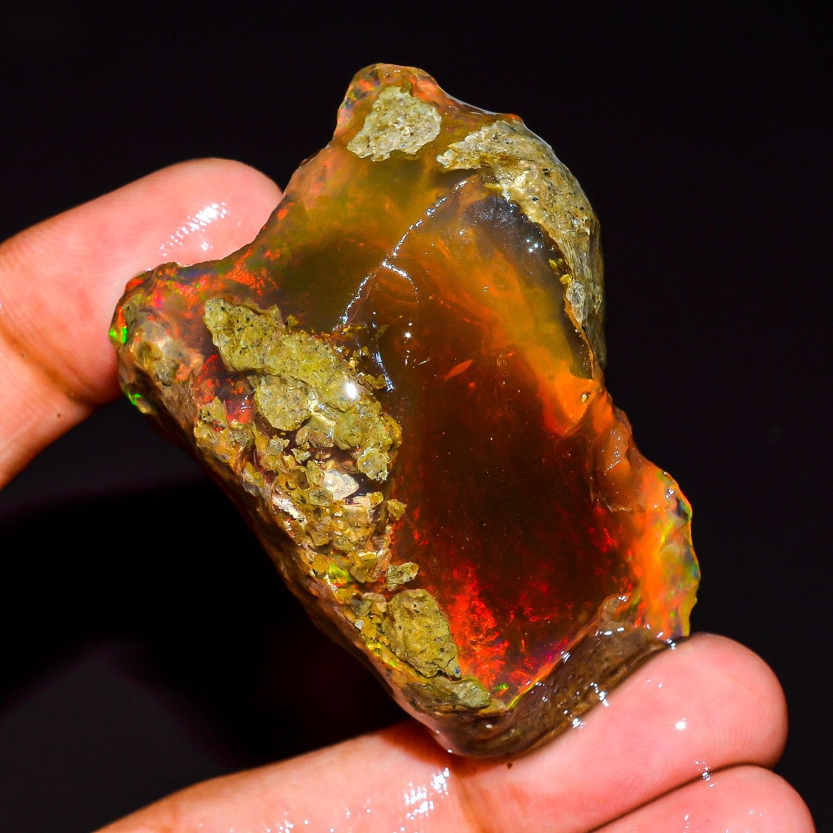 25-80CT Natural Ethiopian Opal - Jewelry Making Raw Materials recension och pris