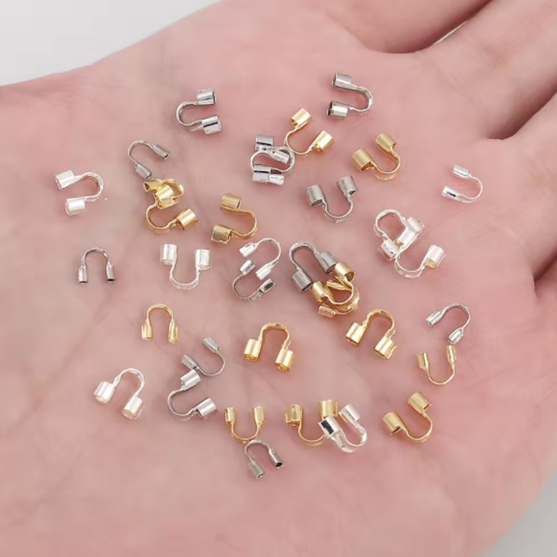 100pcs 4x4.5mm Wire Protectors - Jewelry Making Loops recension och pris