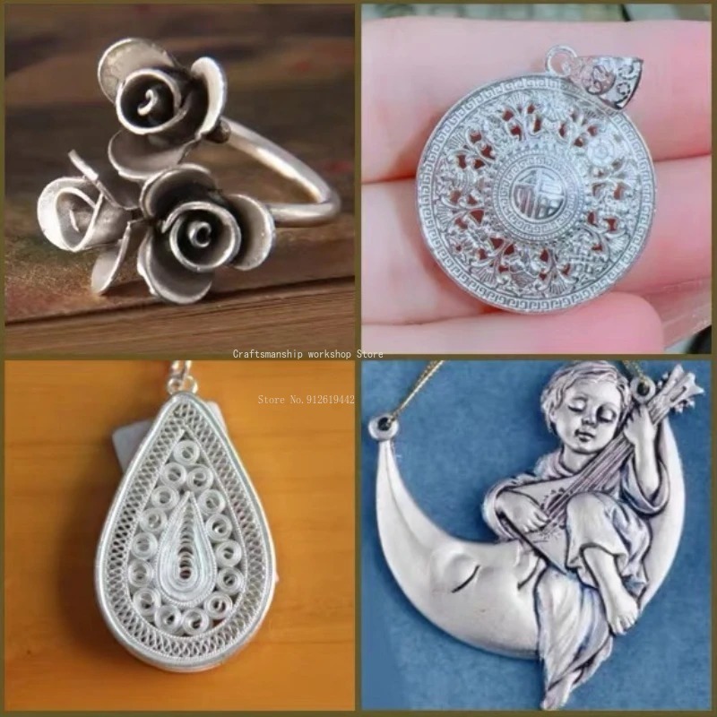 5g/10g Pure Silver Clay Handma - Jewelry Making Raw Materials recension och pris