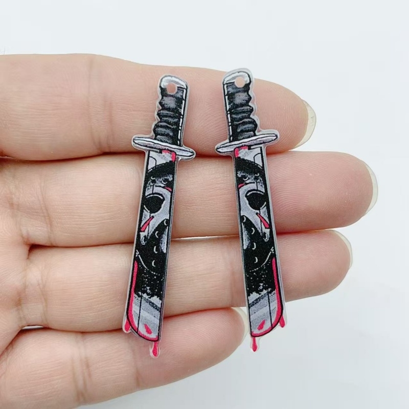 10 pieces of acrylic jewelry H - Jewelry Making Accessories recension och pris