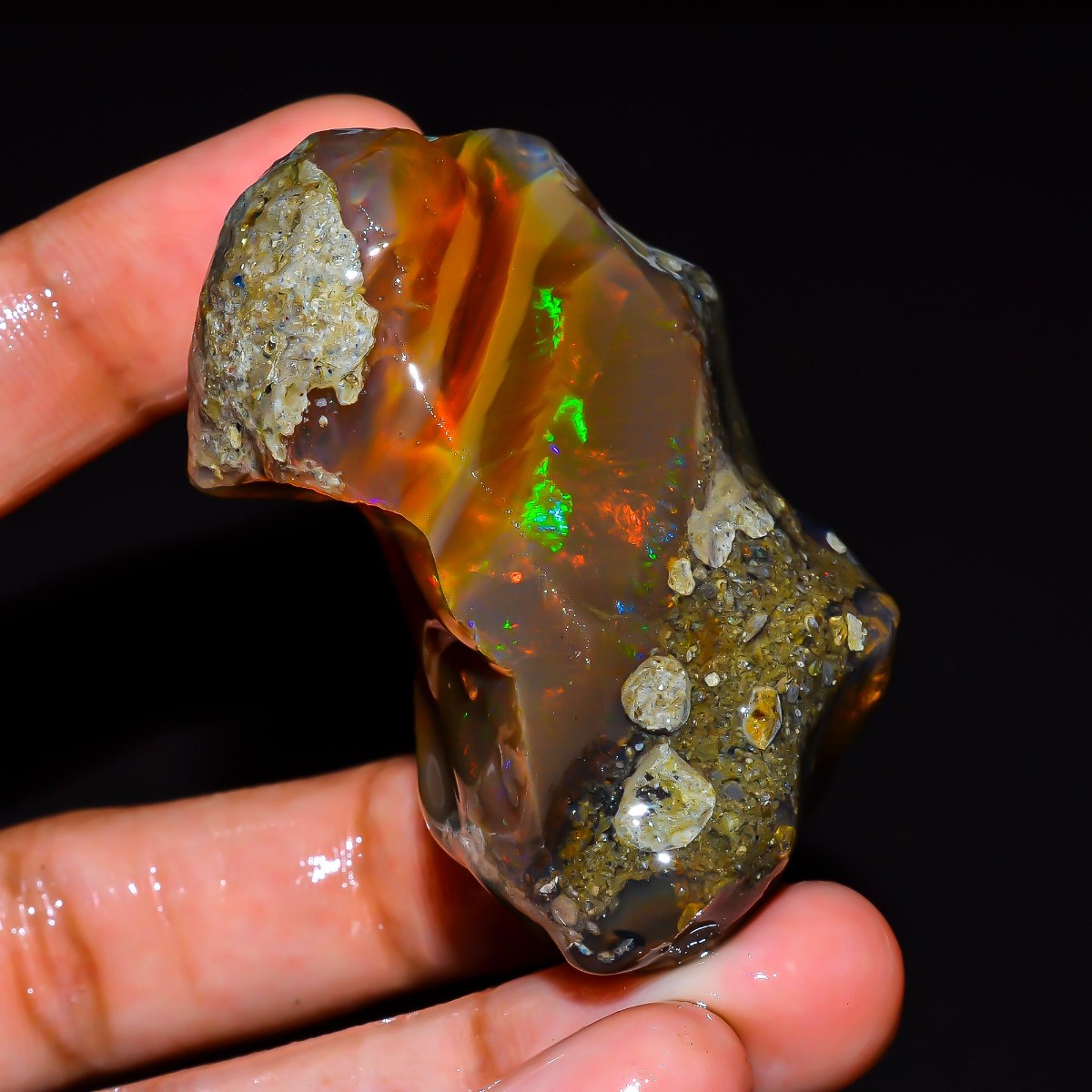 Natural Ethiopian Opal Rough 2 - Jewelry Making Raw Materials recension och pris