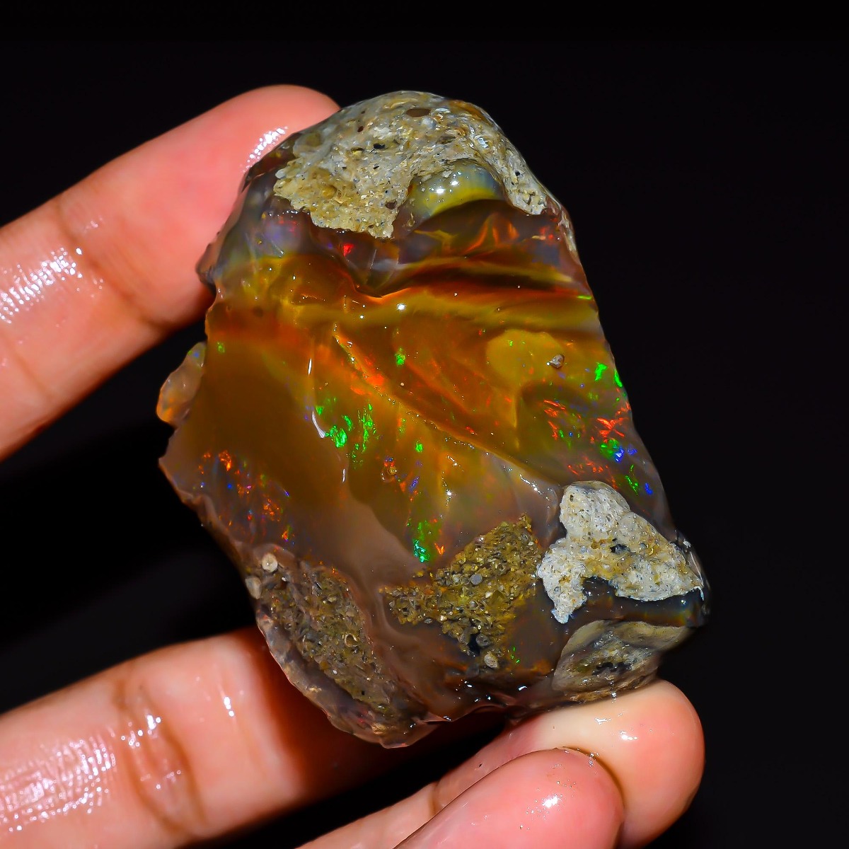 Natural Ethiopian Opal Rough 2 - Jewelry Making Raw Materials recension och pris