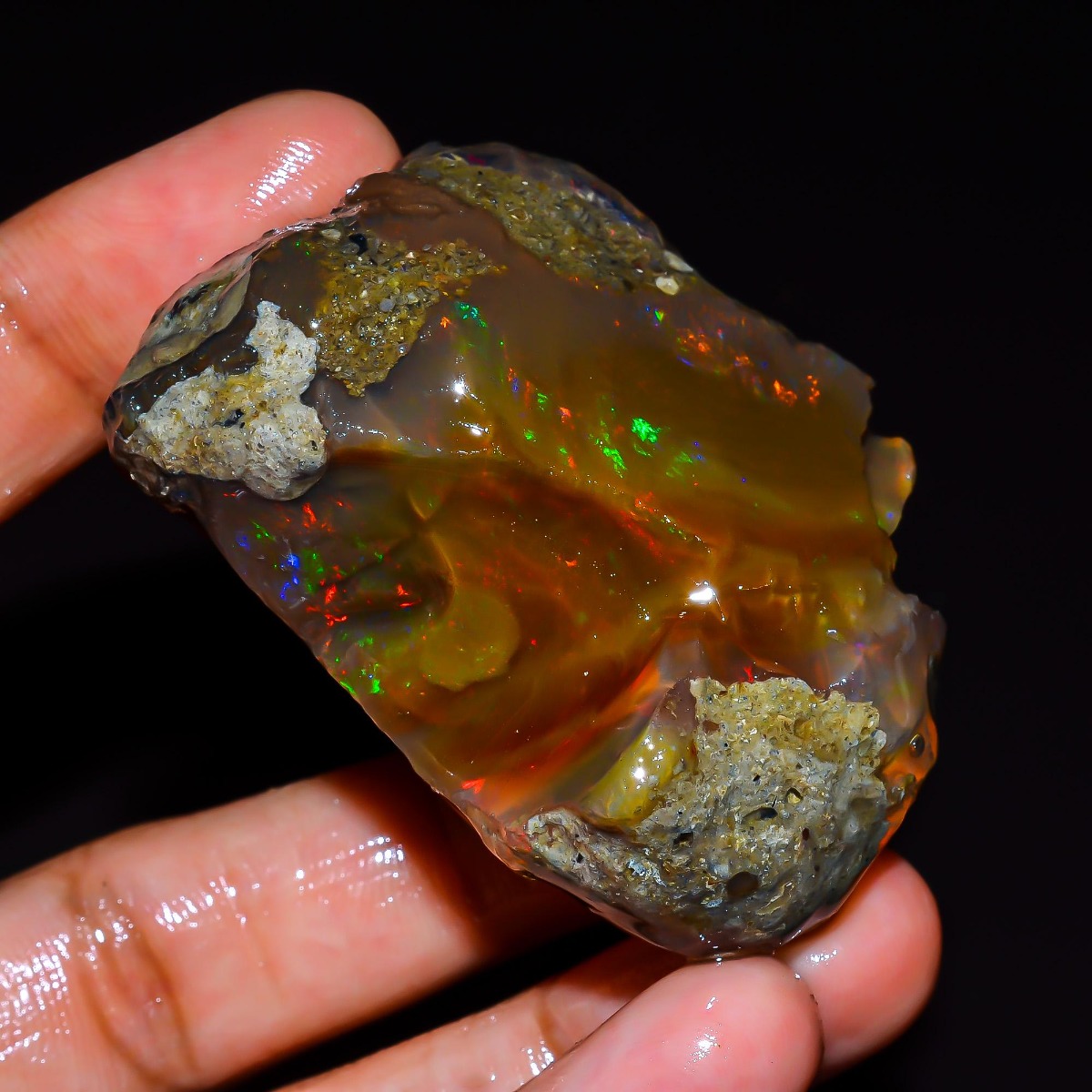 Natural Ethiopian Opal Rough 2 - Jewelry Making Raw Materials recension och pris