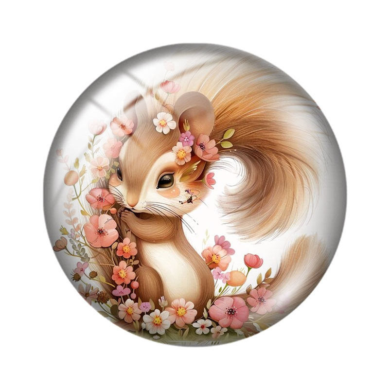 Watercolor Squirrel 12/18/20/2 - Jewelry Making Hoops recension och pris