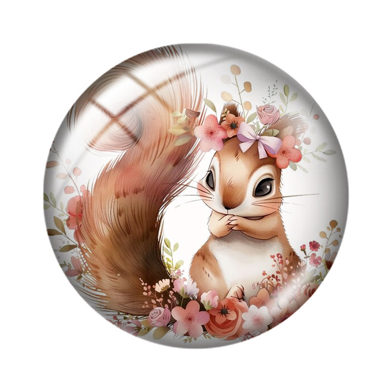Watercolor Squirrel 12/18/20/2 - Jewelry Making Hoops recension och pris