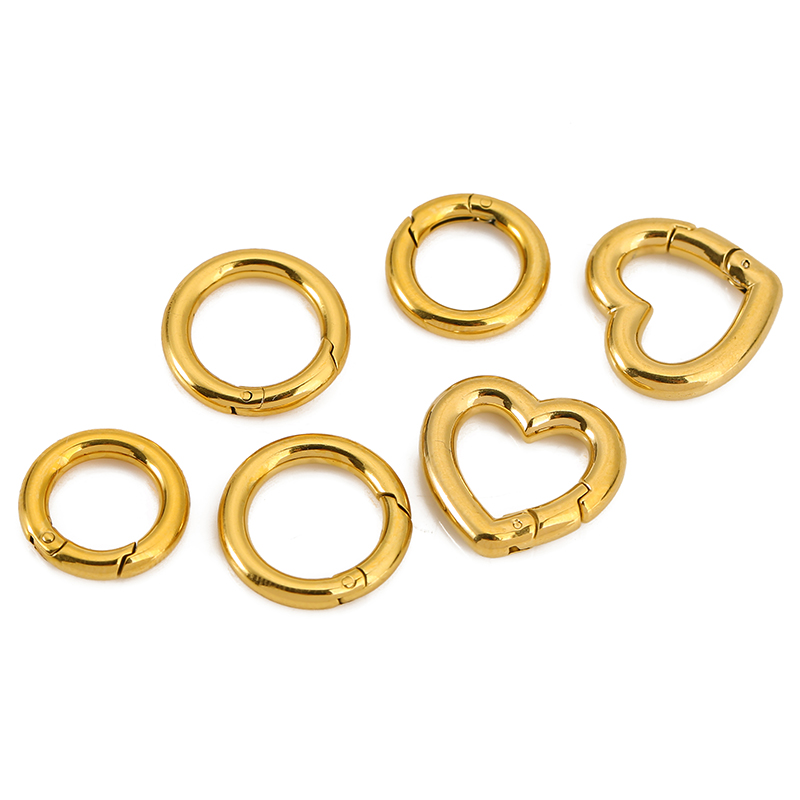 2pcs Stainless Steel Clasps He - Jewelry Making Hoops recension och pris