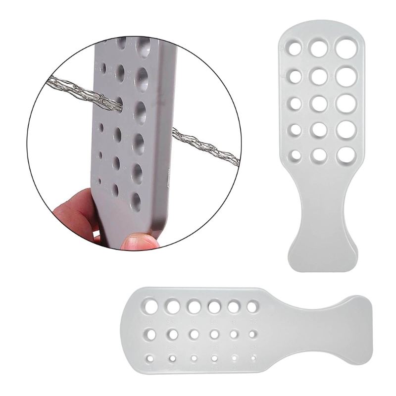 2Pcs Metal Wire Draw Plate Rou - Jewelry Making Drawing recension och pris