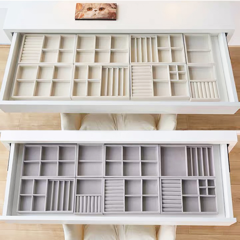 Velvet Jewelry Tray Display Ca - Jewelry Making Organizer recension och pris