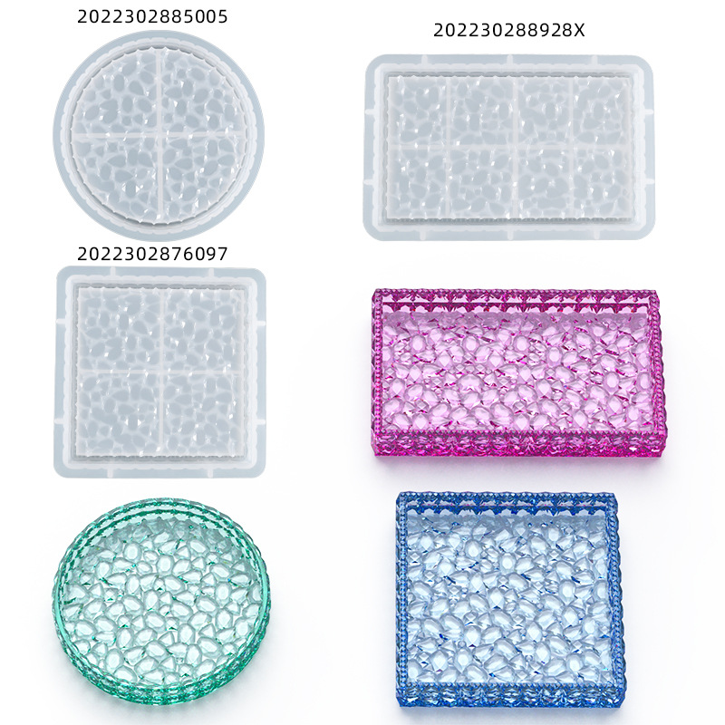 DIY Crystal Silicone Mold Roun - Jewelry Making Table recension och pris
