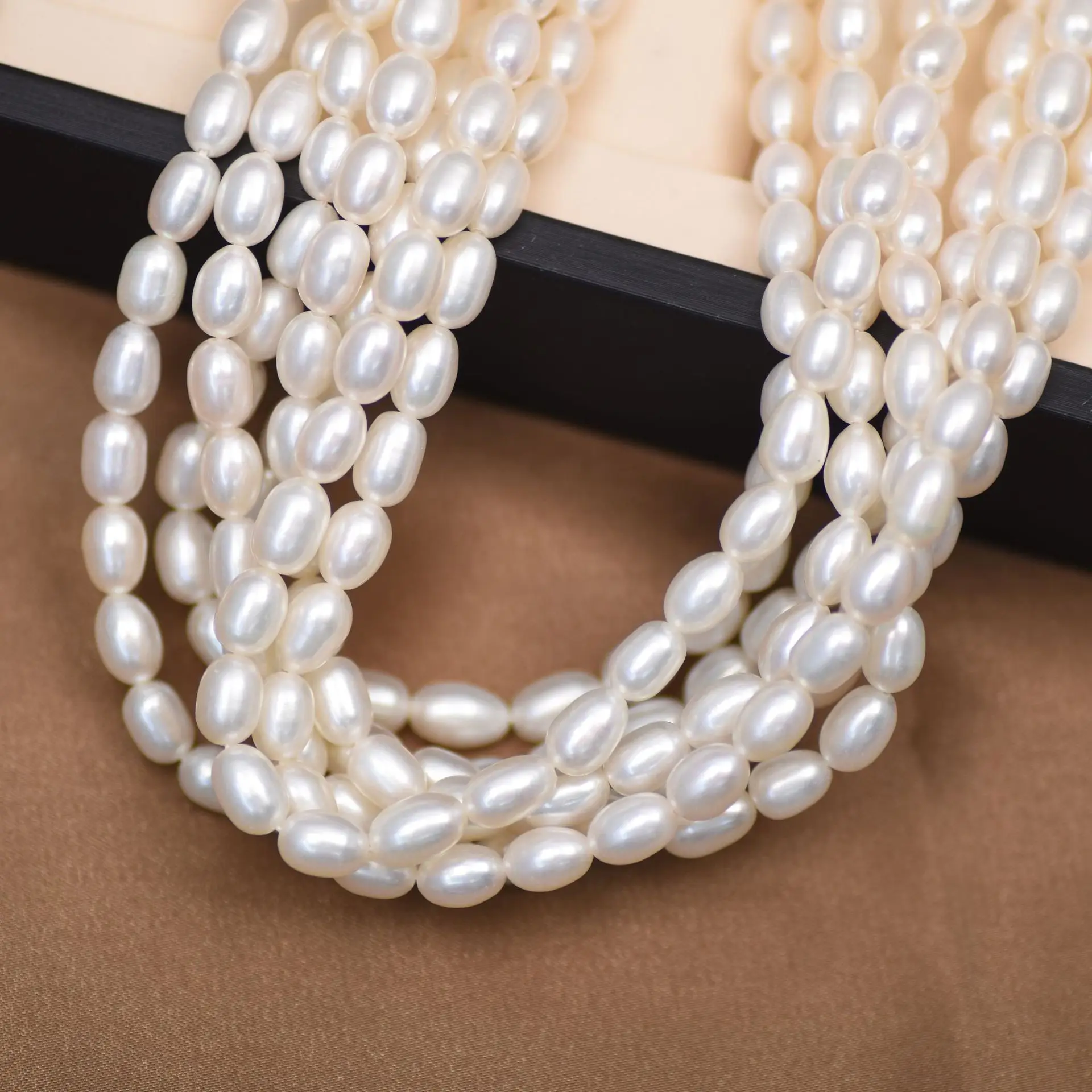 4A 5‑6mm Natural Freshwater Wh - Jewelry Making The Well recension och pris