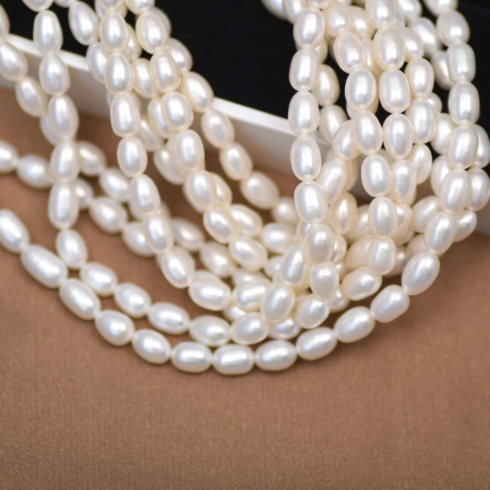 4A 5‑6mm Natural Freshwater Wh - Jewelry Making The Well recension och pris