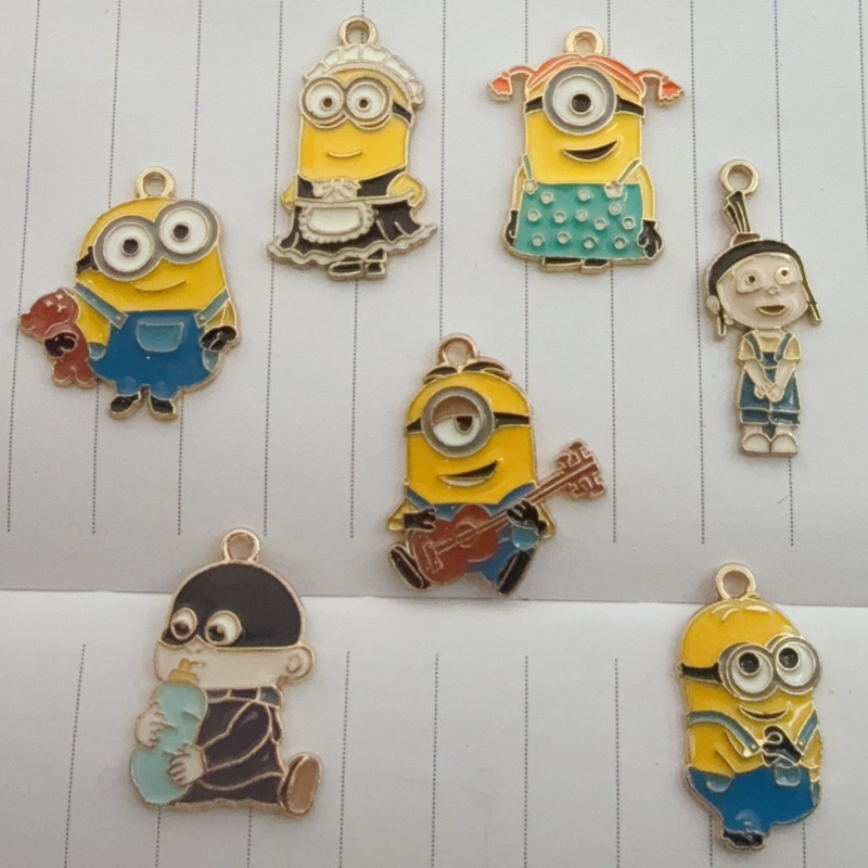 10pcs alloy drip oil cartoon p - Jewelry Making Accessories recension och pris