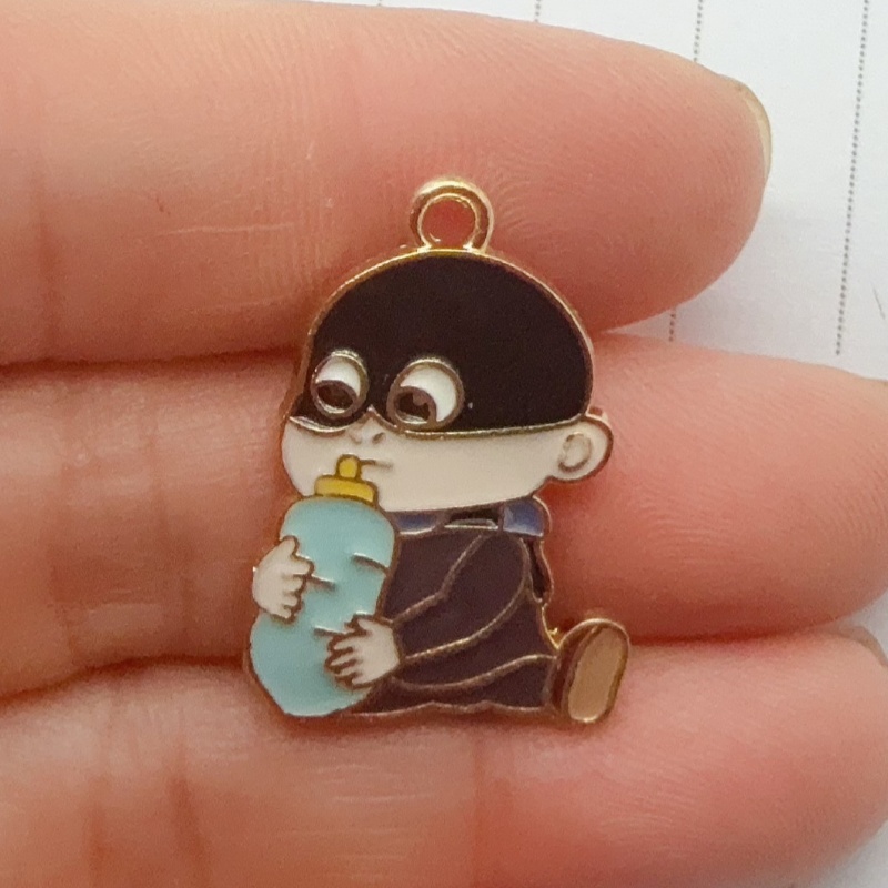 10pcs alloy drip oil cartoon p - Jewelry Making Accessories recension och pris