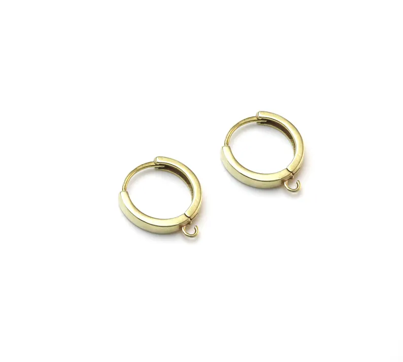 10pcs Brass Ear Hoops, Leverba - Jewelry Making Loops recension och pris