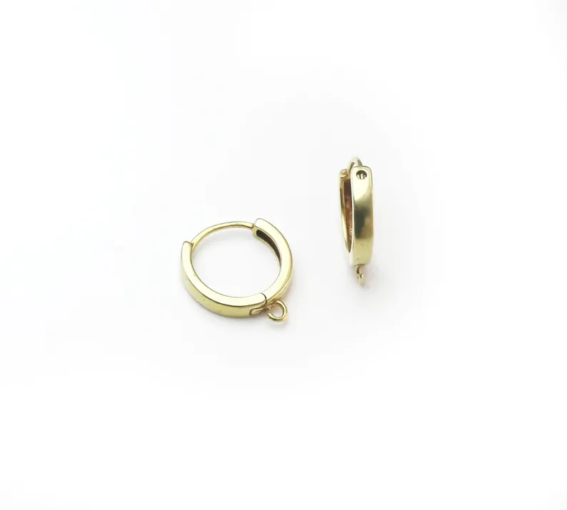 10pcs Brass Ear Hoops, Leverba - Jewelry Making Loops recension och pris