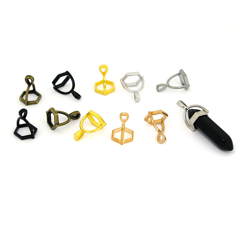 20Pcs Hexagonal Gemstone Cap N - Jewelry Making Hardware recension och pris
