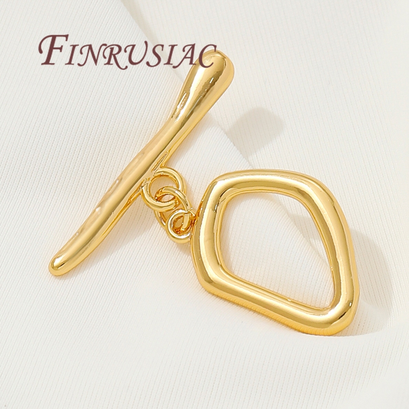 18K Gold Plated Toggle Clasps, - Toggle Clasp Gold recension och pris