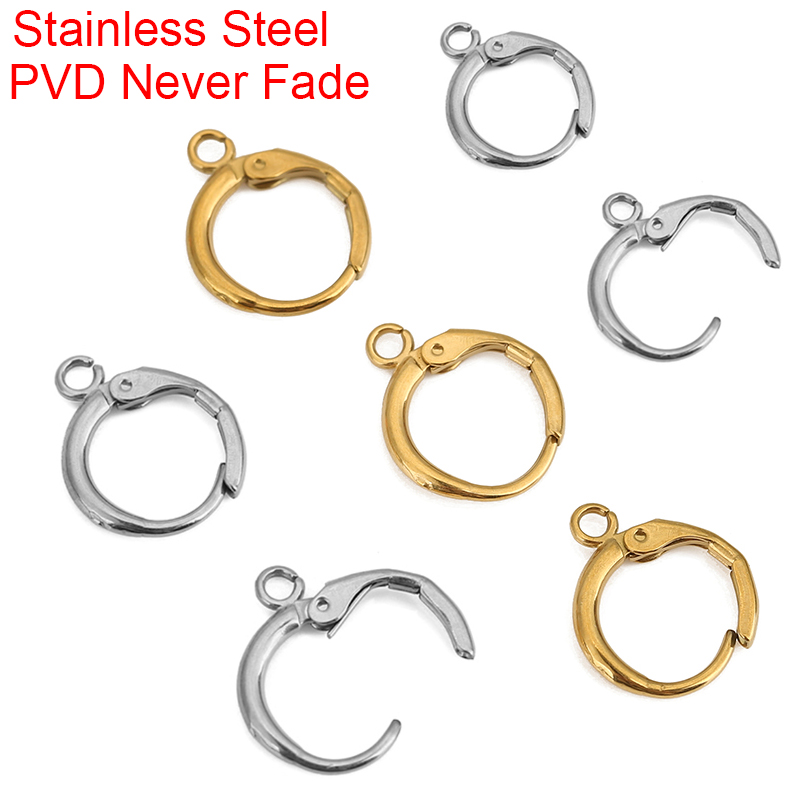10pcs PVD Never Fade Stainless - Jewelry Making Loops recension och pris