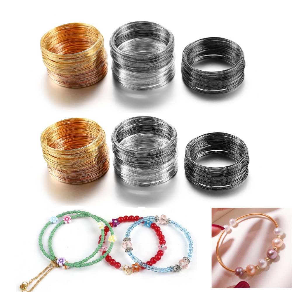 100 Loops/lot 0.6mm Silver Gol - Jewelry Making Loops recension och pris