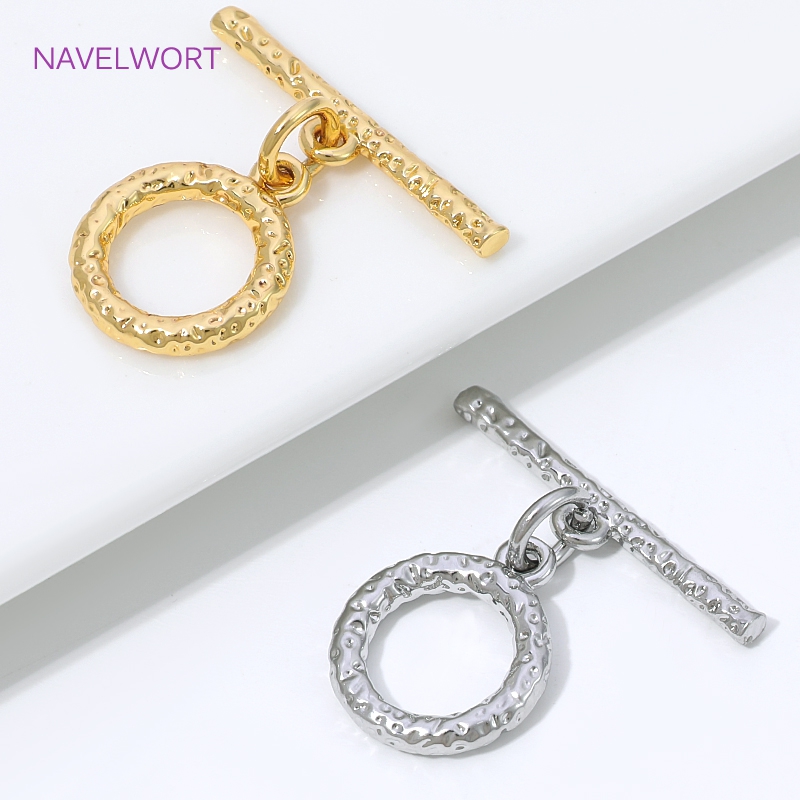 Brass Connector Clasps For Jew - Toggle Clasp Gold recension och pris