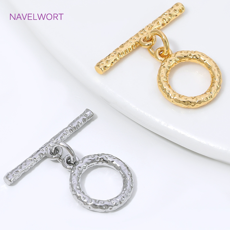 Brass Connector Clasps For Jew - Toggle Clasp Gold recension och pris