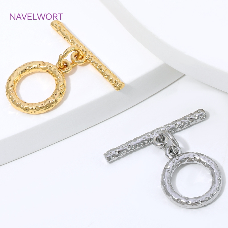 Brass Connector Clasps For Jew - Toggle Clasp Gold recension och pris